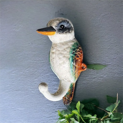 Kookaburra Bird Iron Hook - The Renmy Store Homewares & Gifts 