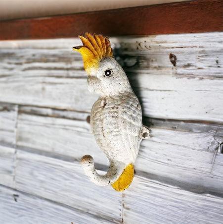 Cockatoo Bird Iron Hook - The Renmy Store Homewares & Gifts