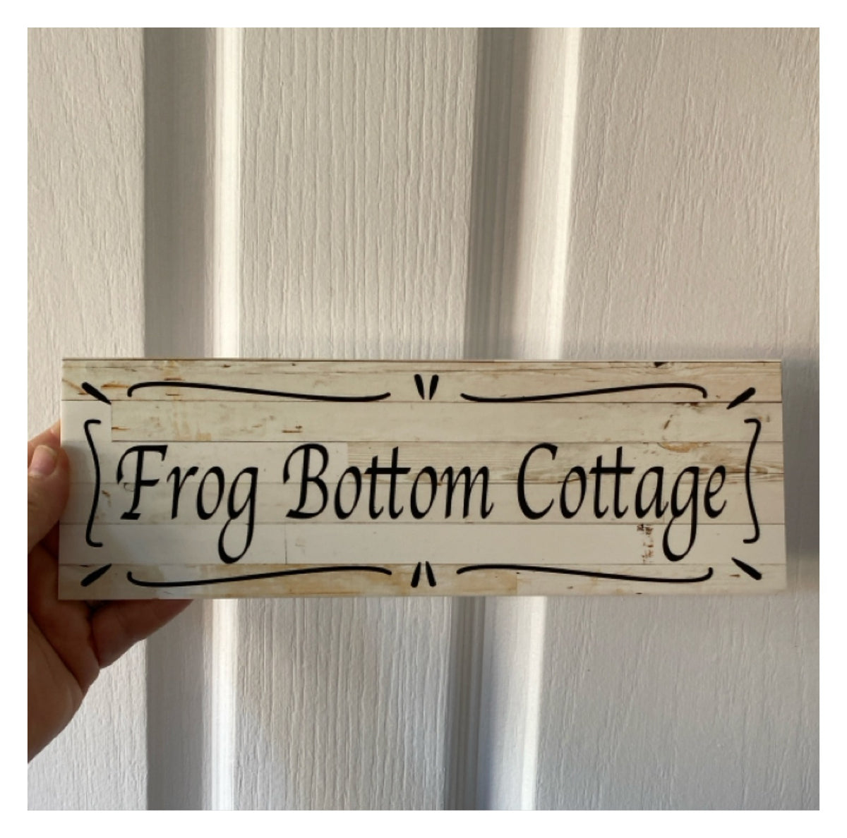 Custom Cottage Sign or Sticker | Personalised Rustic Chic Signage | Large Format Acrylic | Australian Made