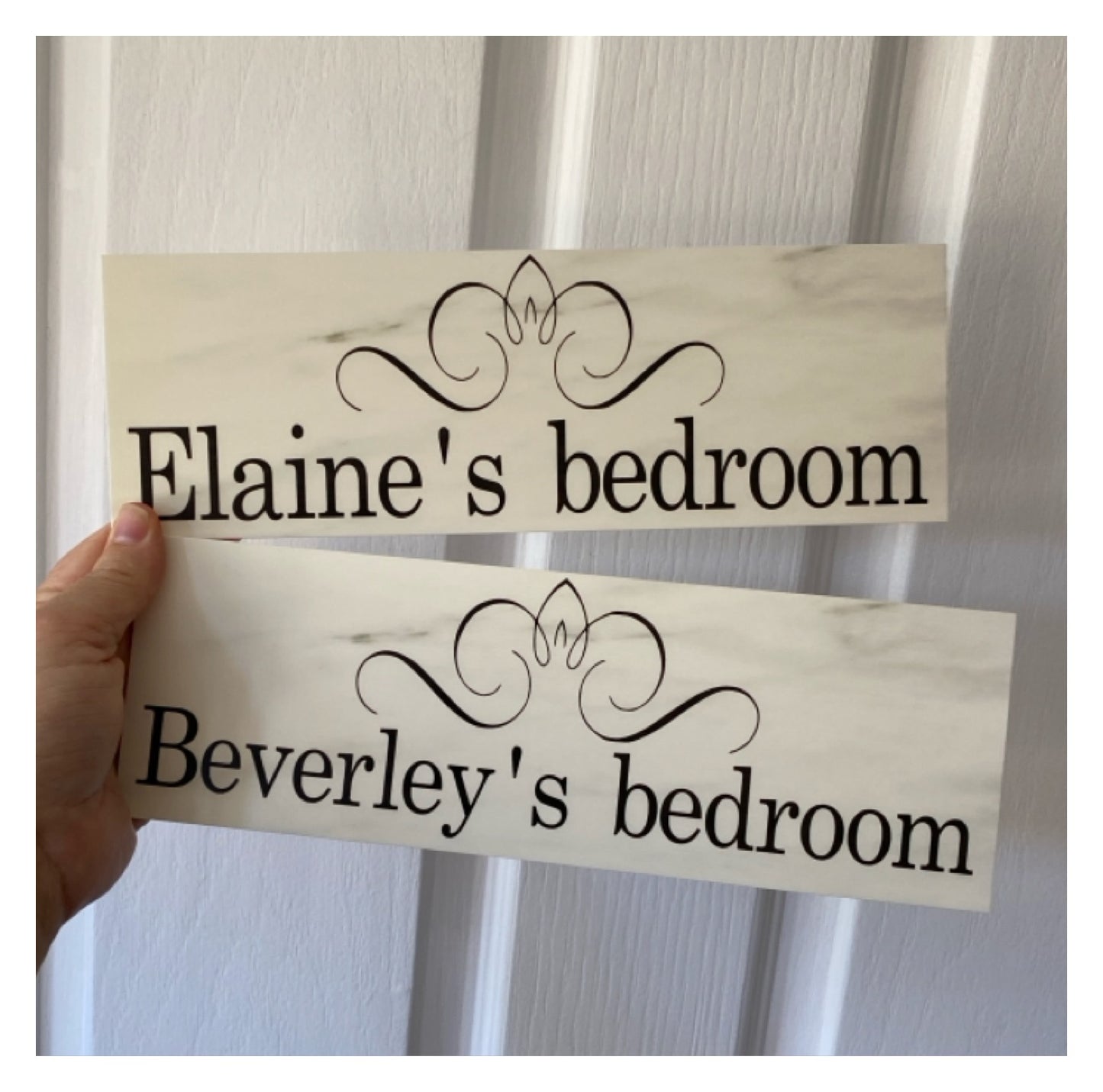 Toilet Laundry Bathroom French Scroll Door Room Sign