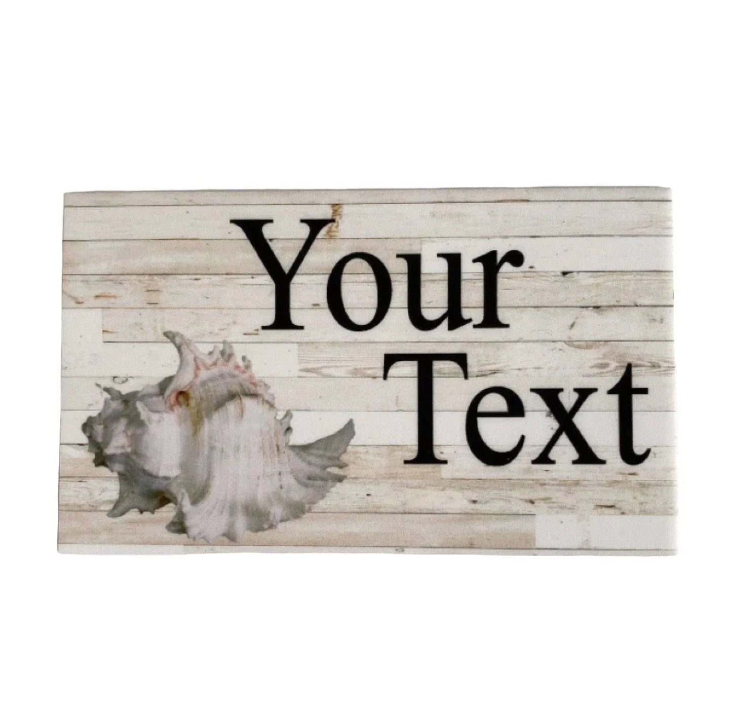 Shell Beach House Property Custom Personalised Sign - The Renmy Store Homewares & Gifts