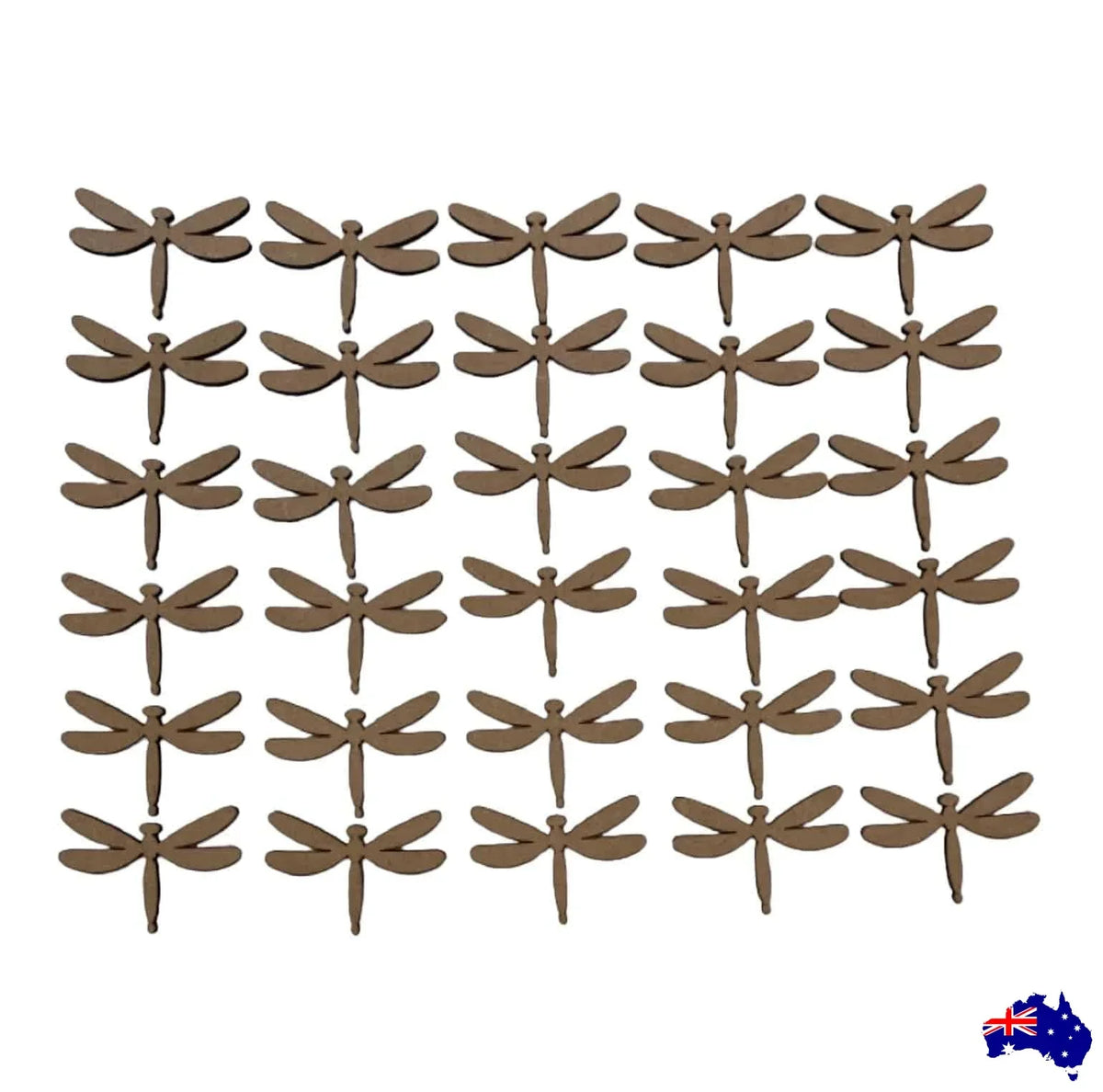 Dragonfly Wooden MDF Acrylic Metal Steel Laser Cut Shape - The Renmy Store Homewares & Gifts