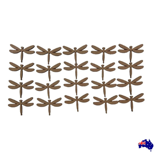 Dragonfly Wooden MDF Acrylic Metal Steel Laser Cut Shape - The Renmy Store Homewares & Gifts