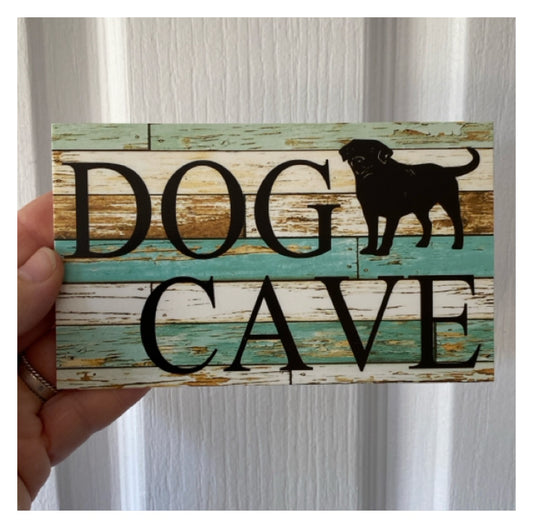 Labrador Golden Retriever Dog Custom Personalised Sign