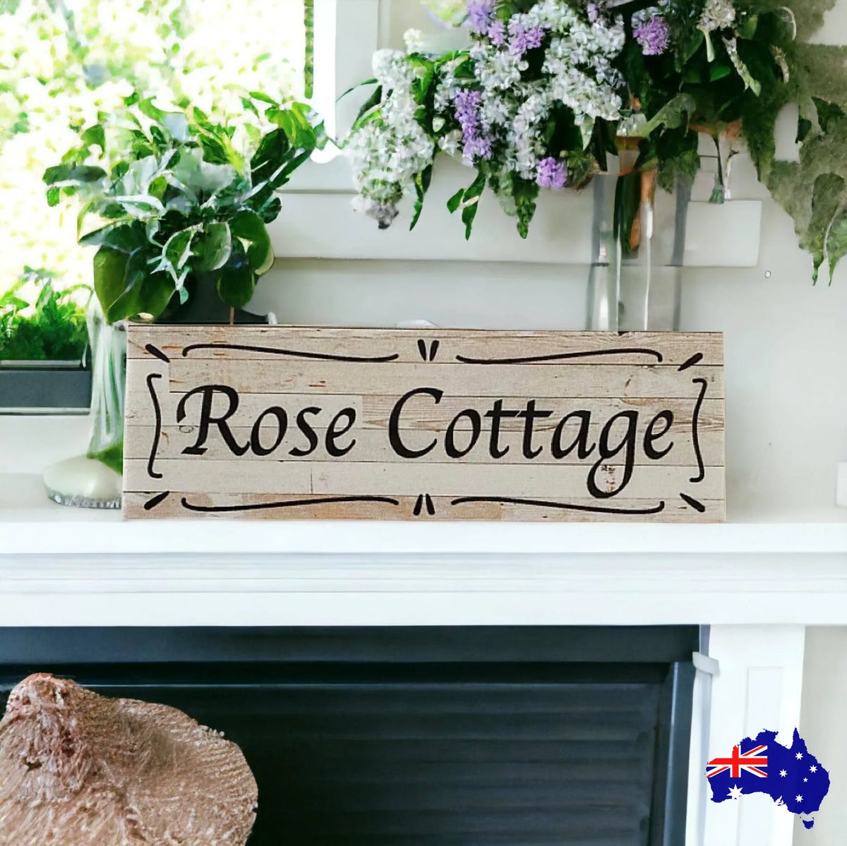 Cottage Custom Personalised Rustic Chic Sign - The Renmy Store Homewares & Gifts