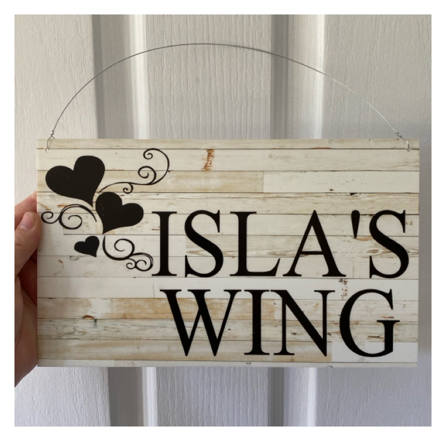 Heart Love Persoanlised Custom Sign