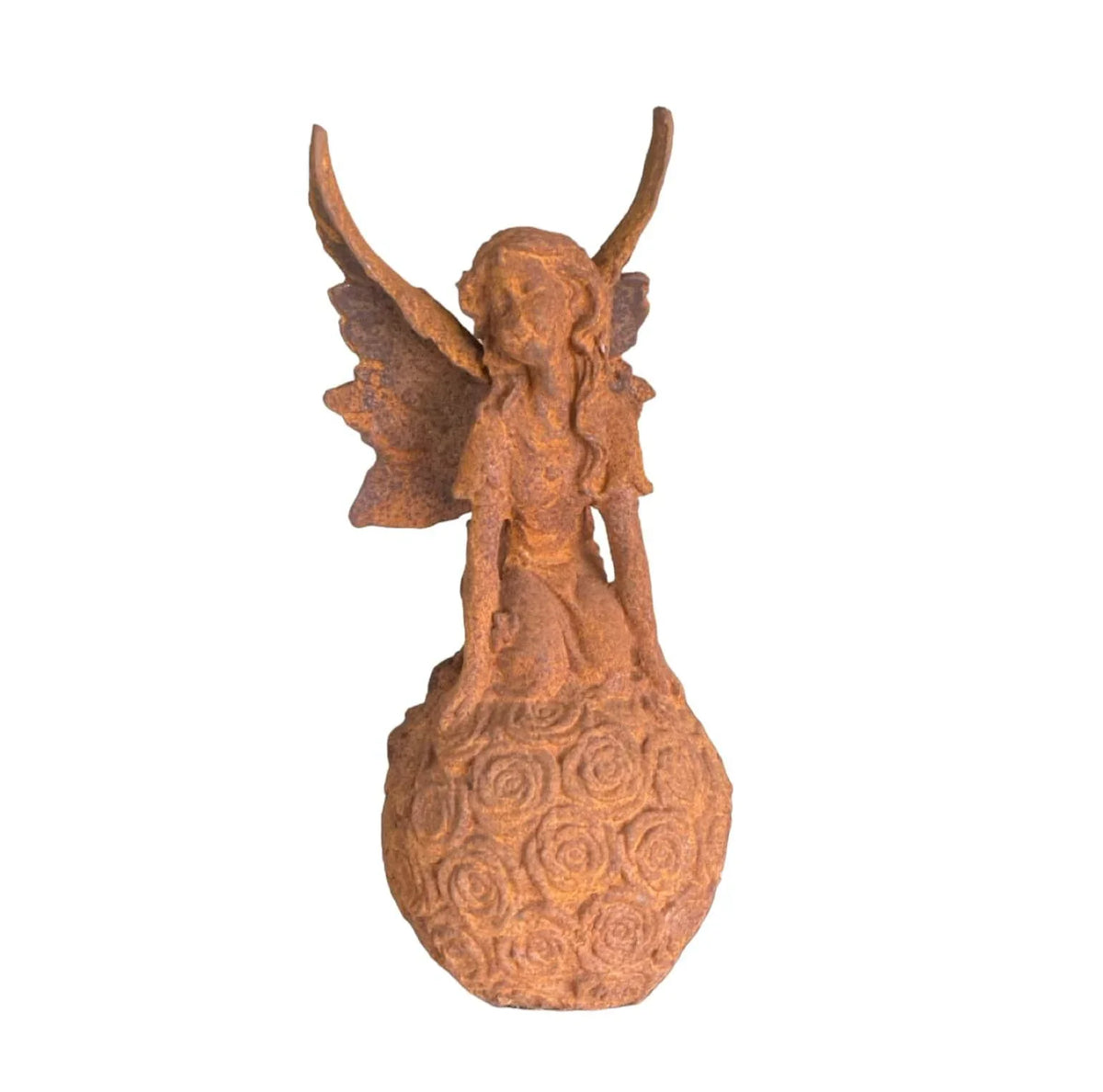 Fairy Flowers Ball Rustic Cast Iron Garden - The Renmy Store Homewares & Gifts