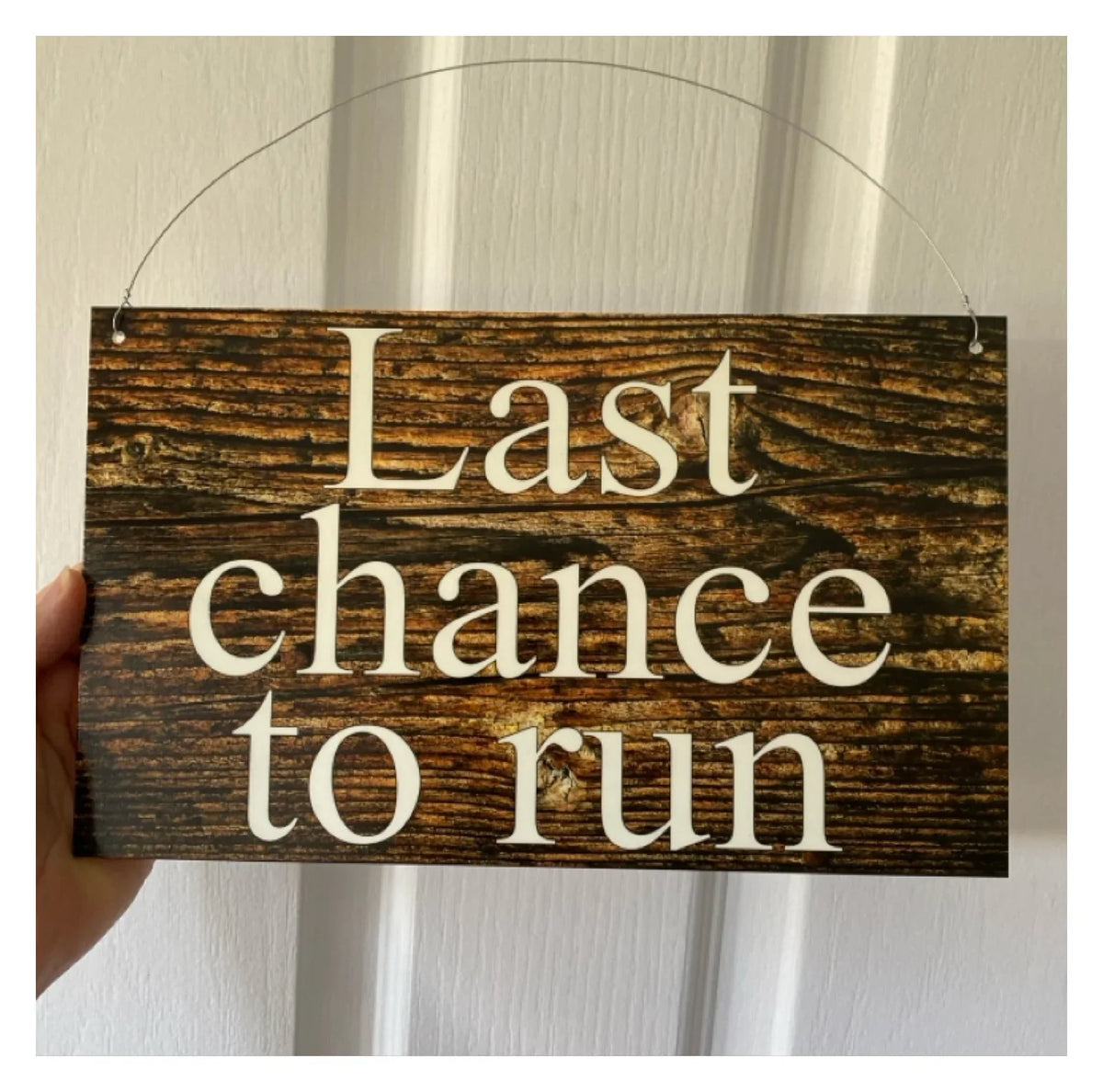 Custom Personalised Dark Wood Look Sign - The Renmy Store Homewares & Gifts