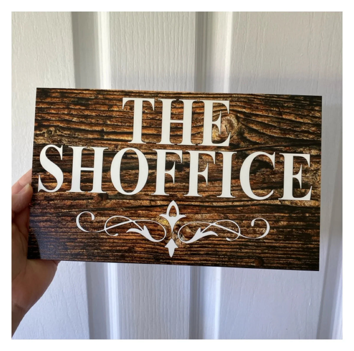 Custom Personalised Dark Wood Look Sign - The Renmy Store Homewares & Gifts