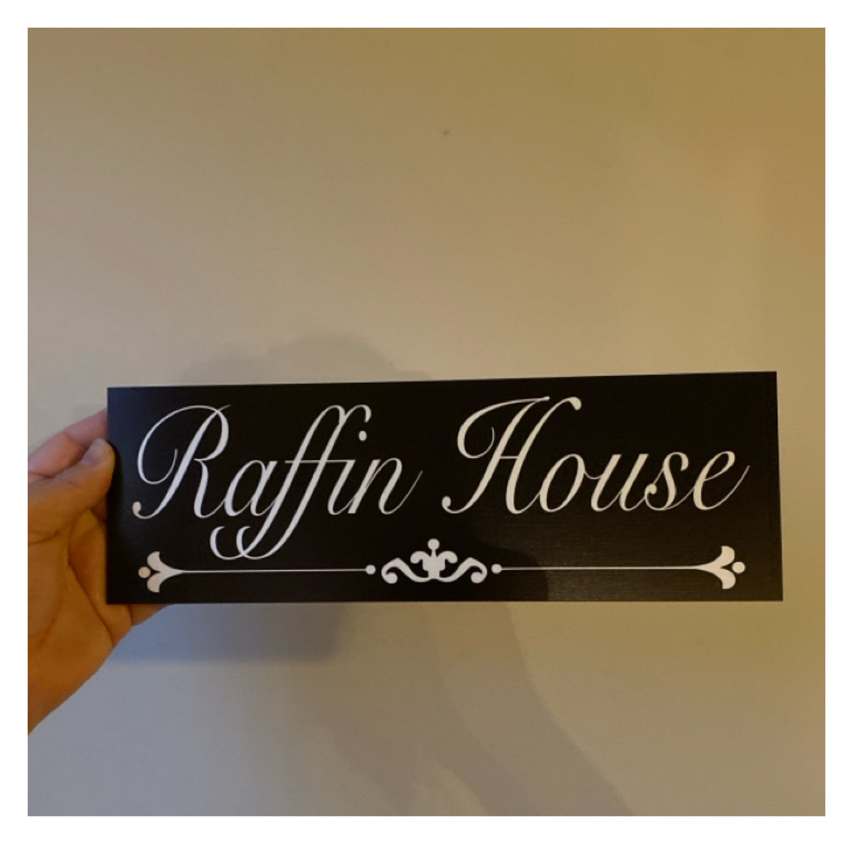 Custom Family Name Sign - Personalised Vintage Black Signage - Australian Made