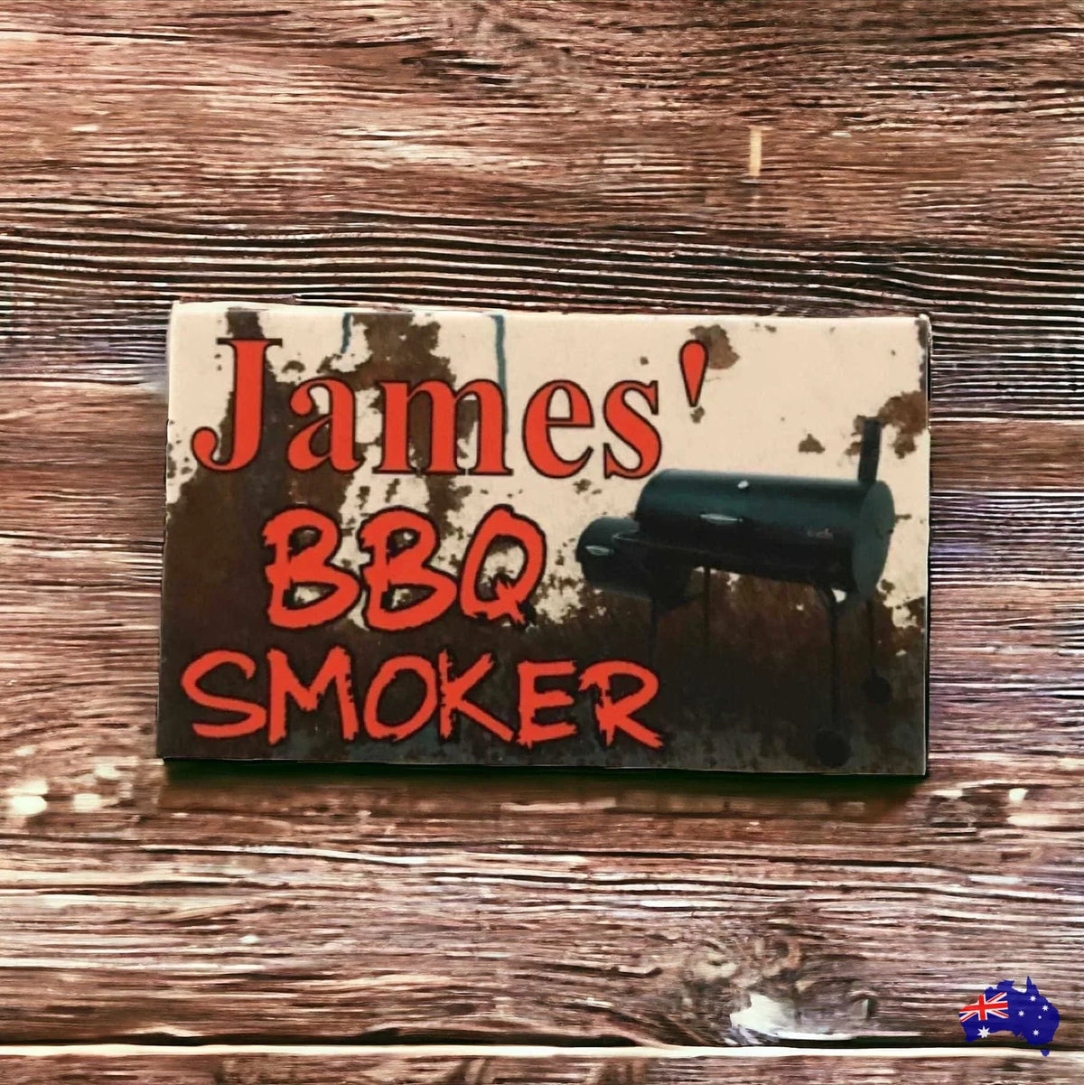 BBQ Smoker Custom Personalised Sign - The Renmy Store Homewares & Gifts