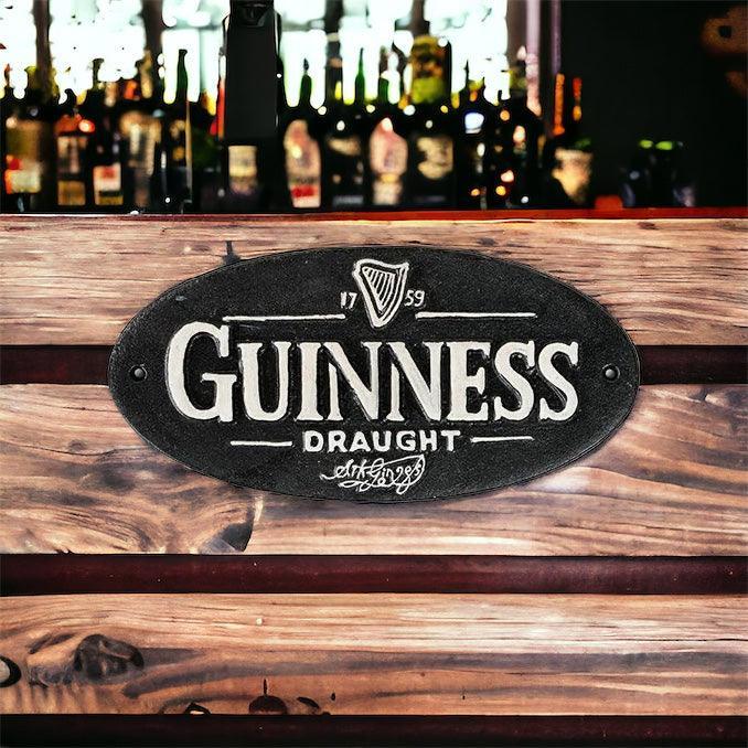 Guinness Ireland Cast Iron Sign - The Renmy Store Homewares & Gifts