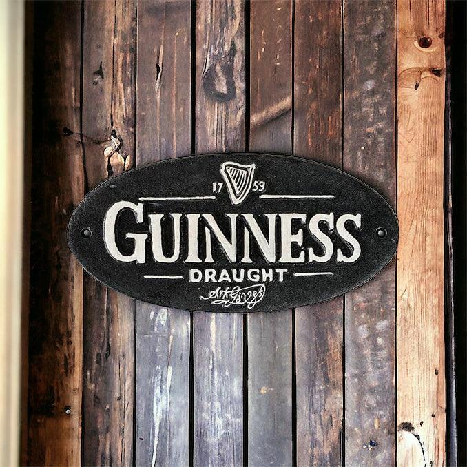 Guinness Ireland Cast Iron Sign - The Renmy Store Homewares & Gifts