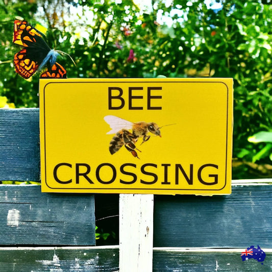 Bee Crossing Sign - The Renmy Store Homewares & Gifts