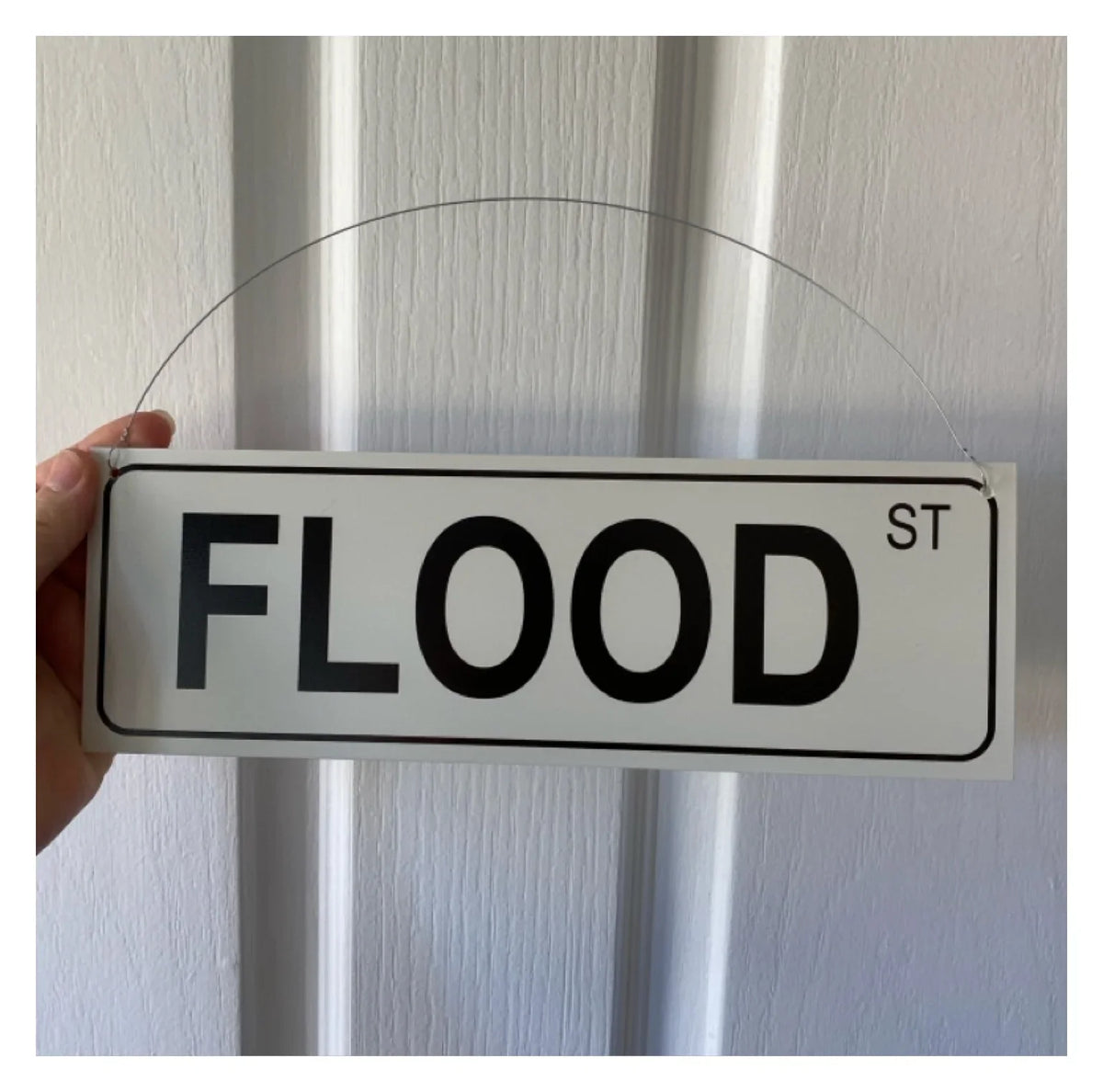 Street Grey Custom Personalised Sign - The Renmy Store Homewares & Gifts