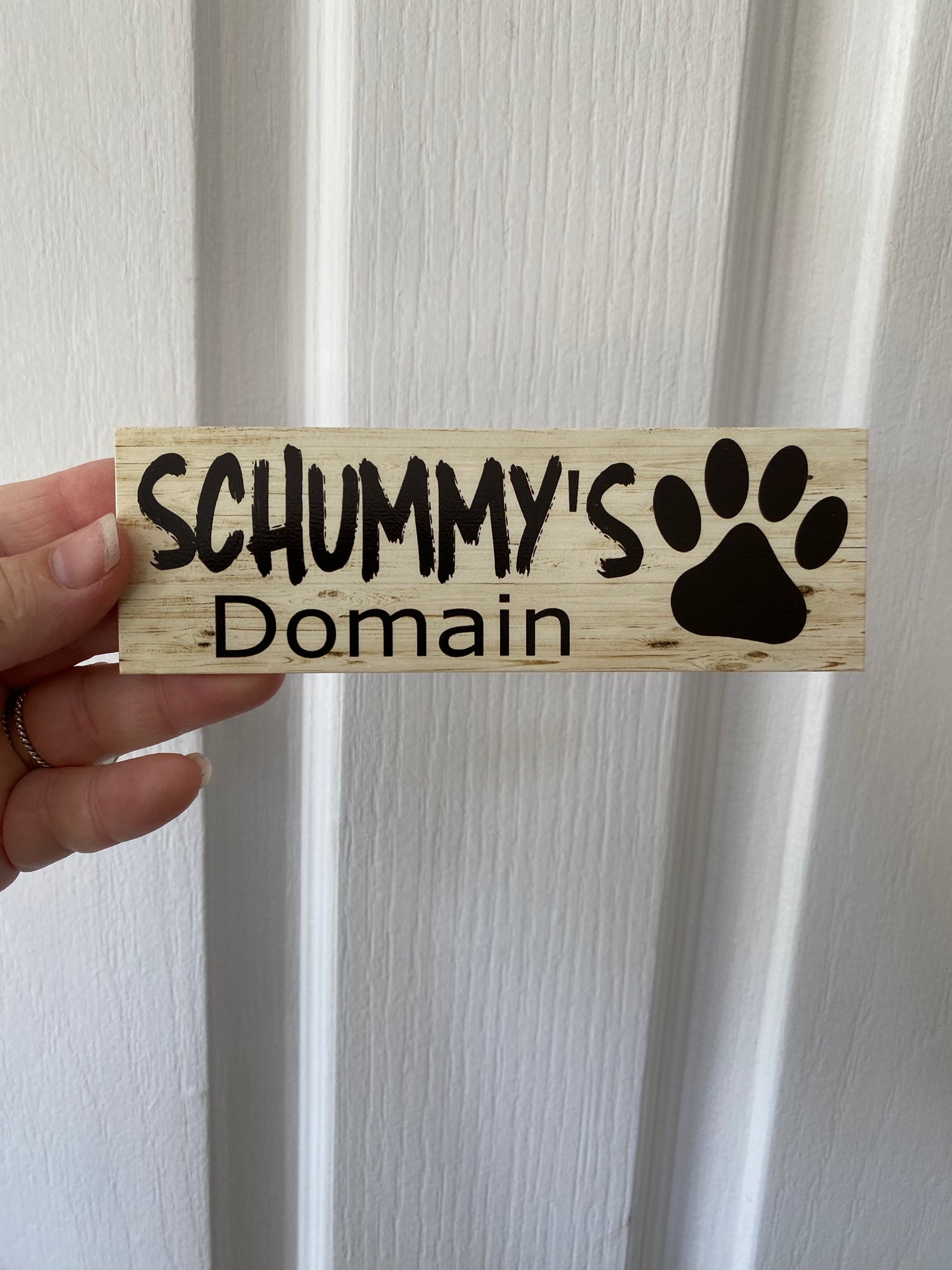 Dog Kennel House Custom Personalised Pets Name Sign