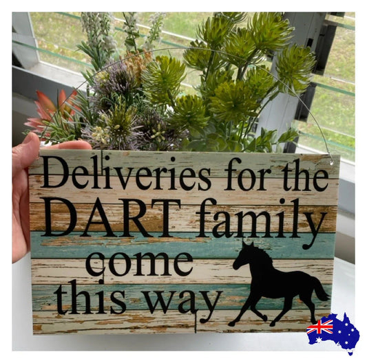 Horse Custom Personalised Sign - The Renmy Store Homewares & Gifts