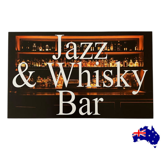 Jazz Whisky Bar Custom Personalised Sign