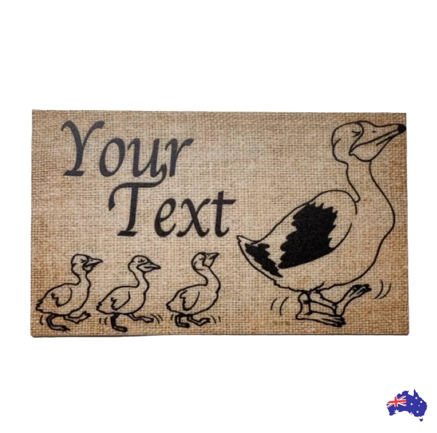 Duck Ducks Family Custom Personalised Sign - The Renmy Store Homewares & Gifts