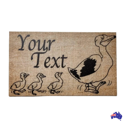 Duck Ducks Family Custom Personalised Sign - The Renmy Store Homewares & Gifts