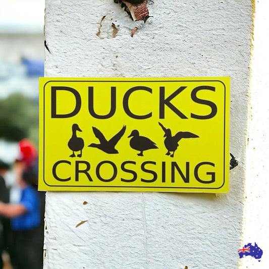 Ducks Crossing Sign - The Renmy Store Homewares & Gifts