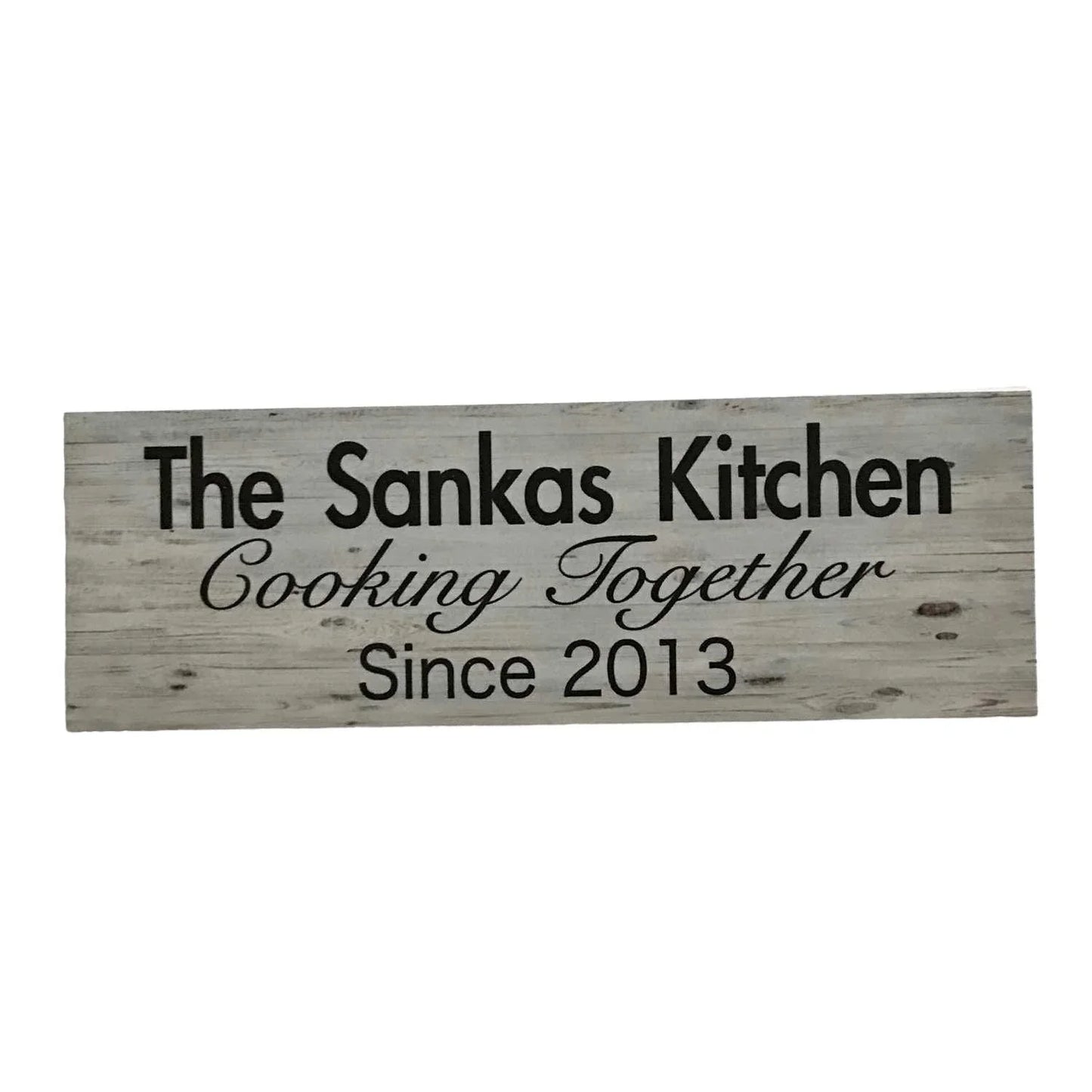 Kitchen Custom Personalised Cooking Together Sign - The Renmy Store Homewares & Gifts
