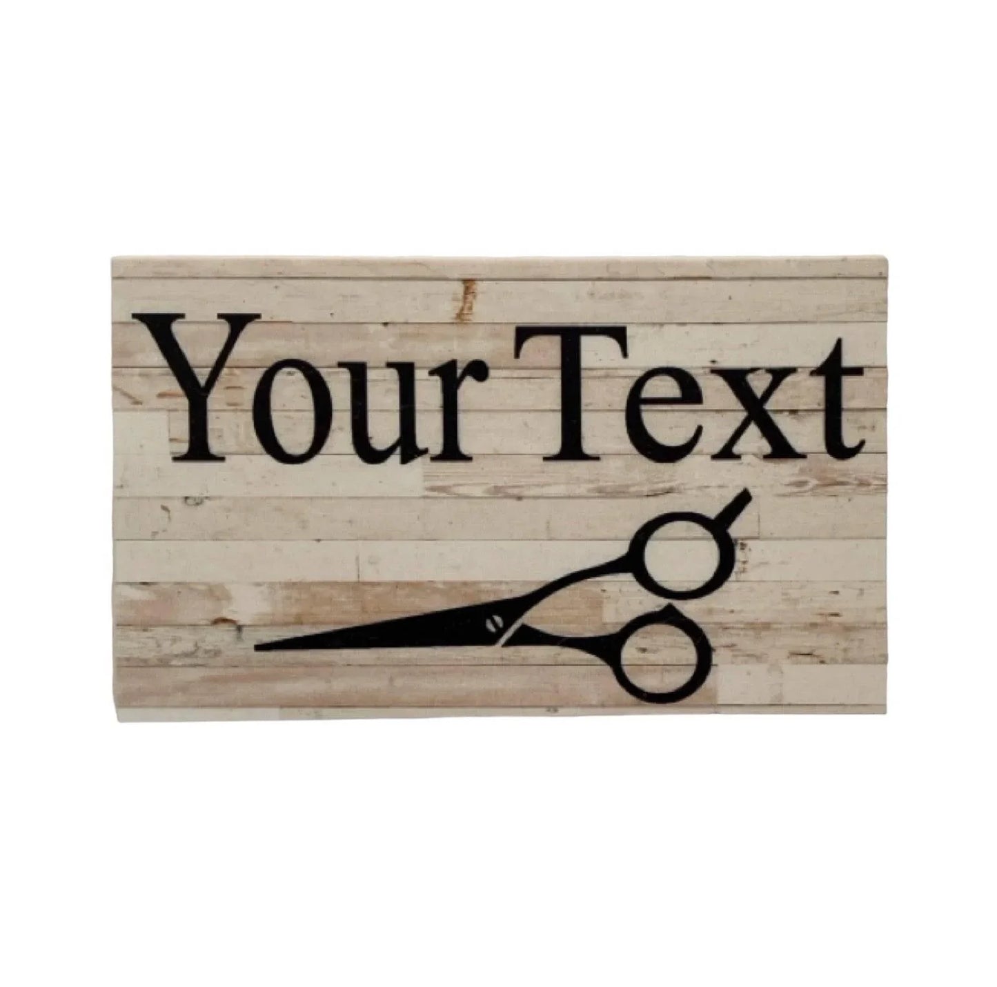 Scissors Hairdresser Barber Tailor Custom Personalised Sign - The Renmy Store Homewares & Gifts