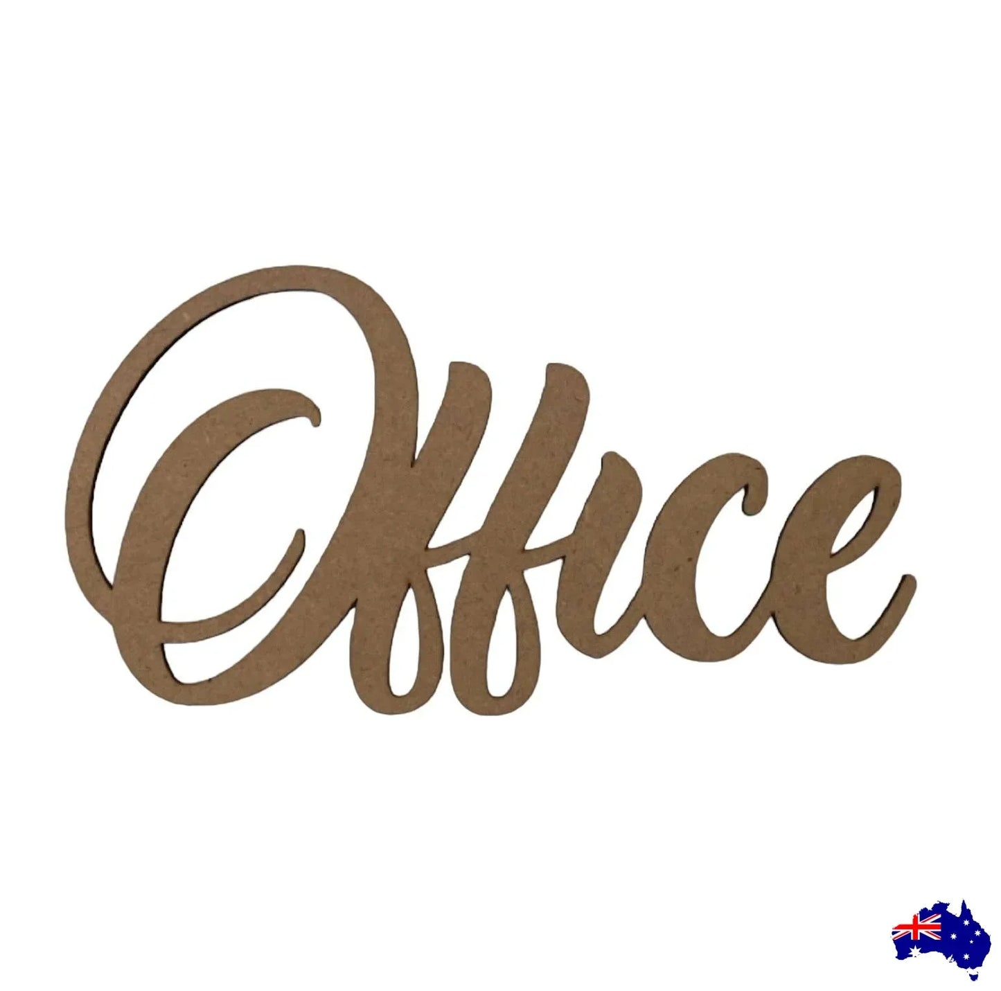 Office Door Word Sign MDF DIY Wooden - The Renmy Store Homewares & Gifts