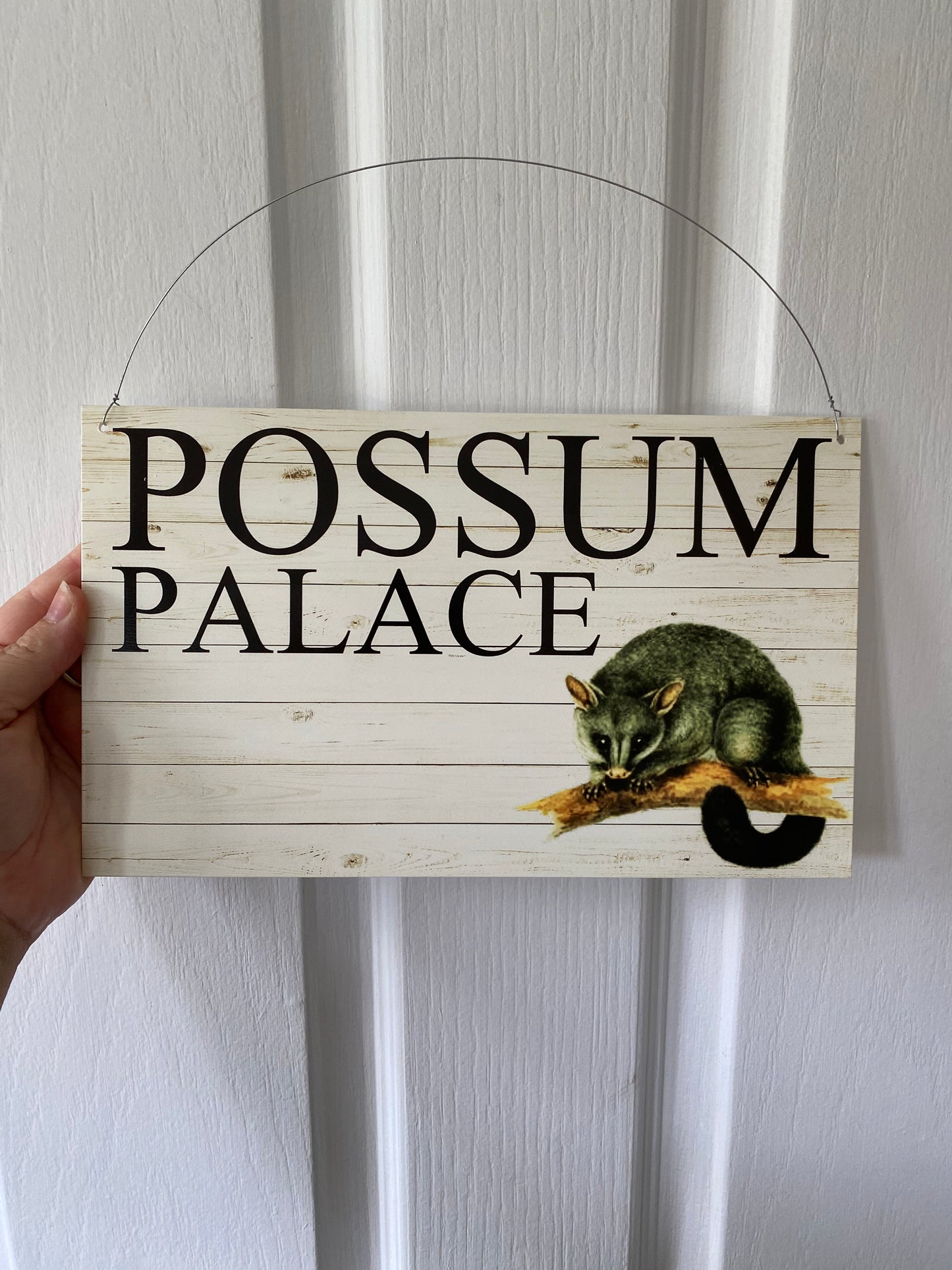 Custom Possum Sign - Wildlife Carer Gift - Personalised Large Format Signage - Australian Made