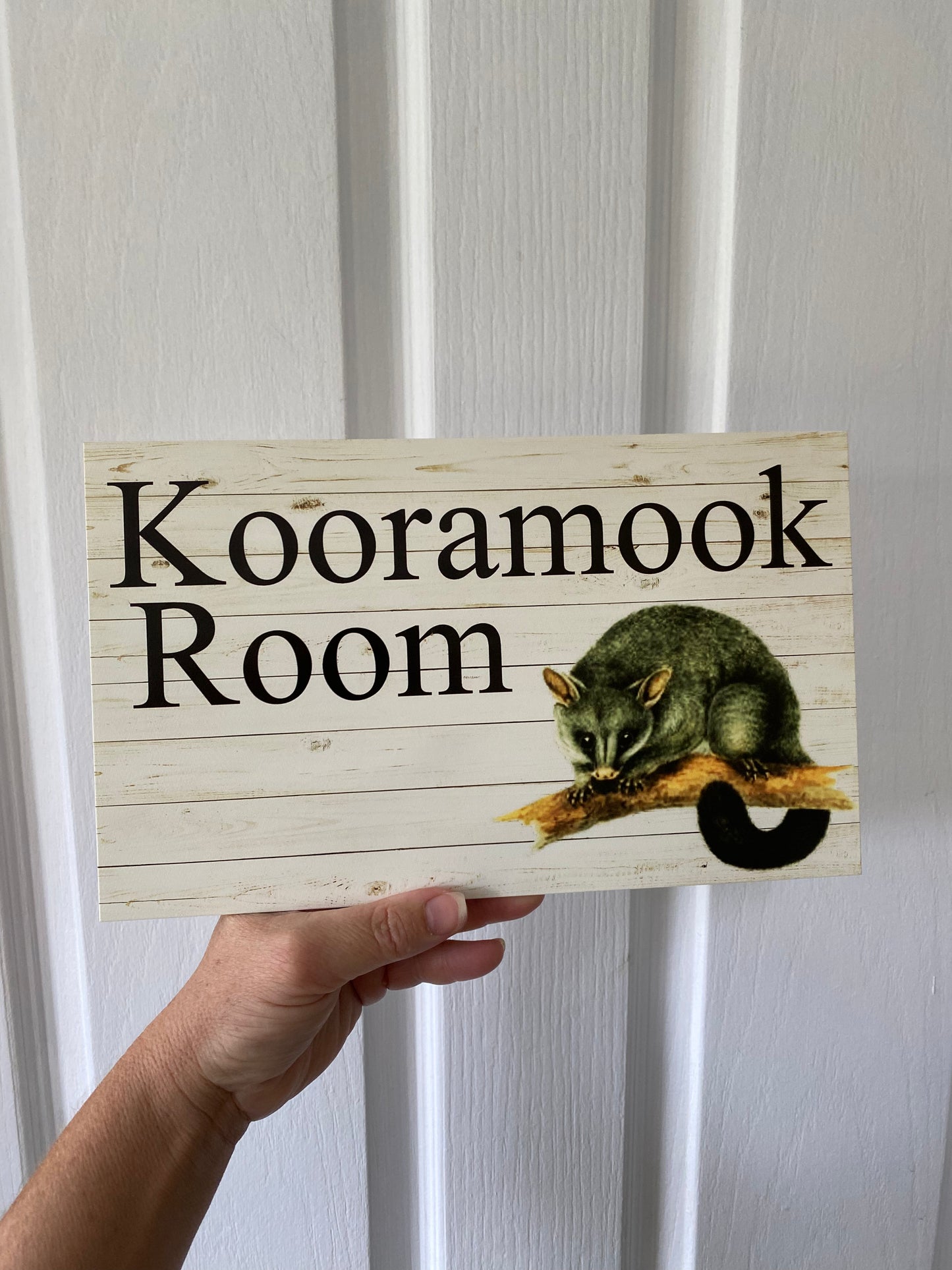 Custom Possum Sign - Wildlife Carer Gift - Personalised Large Format Signage - Australian Made