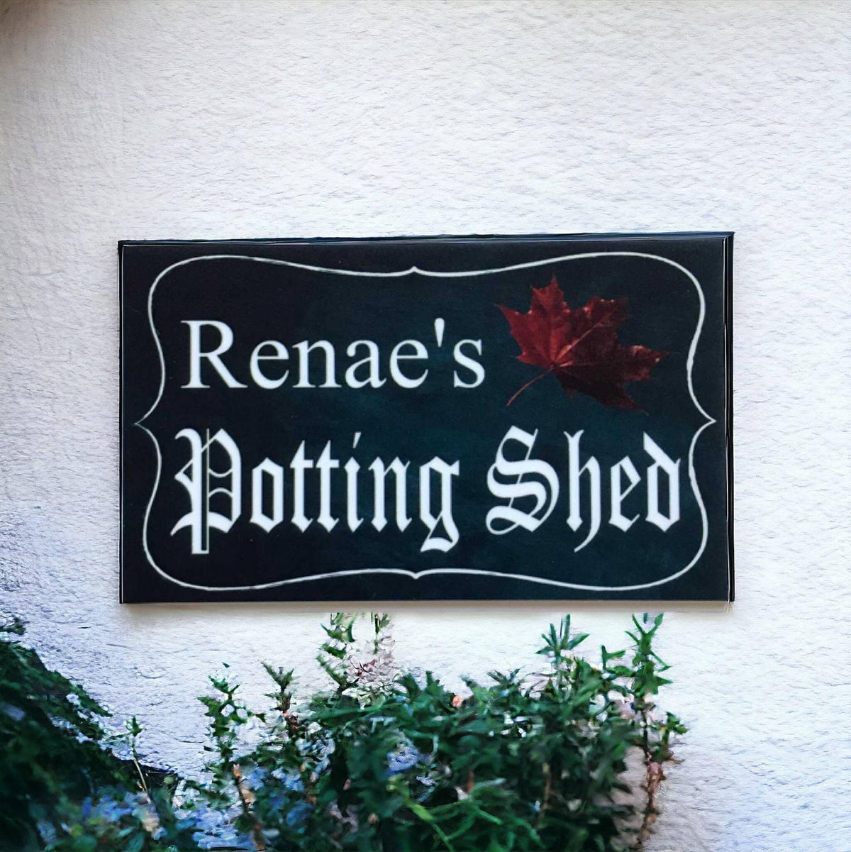 Potting Shed Personalised Custom Garden Sign - The Renmy Store Homewares & Gifts