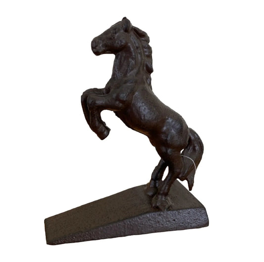 Horse Rearing Door Stop Cast Iron - The Renmy Store Homewares & Gifts