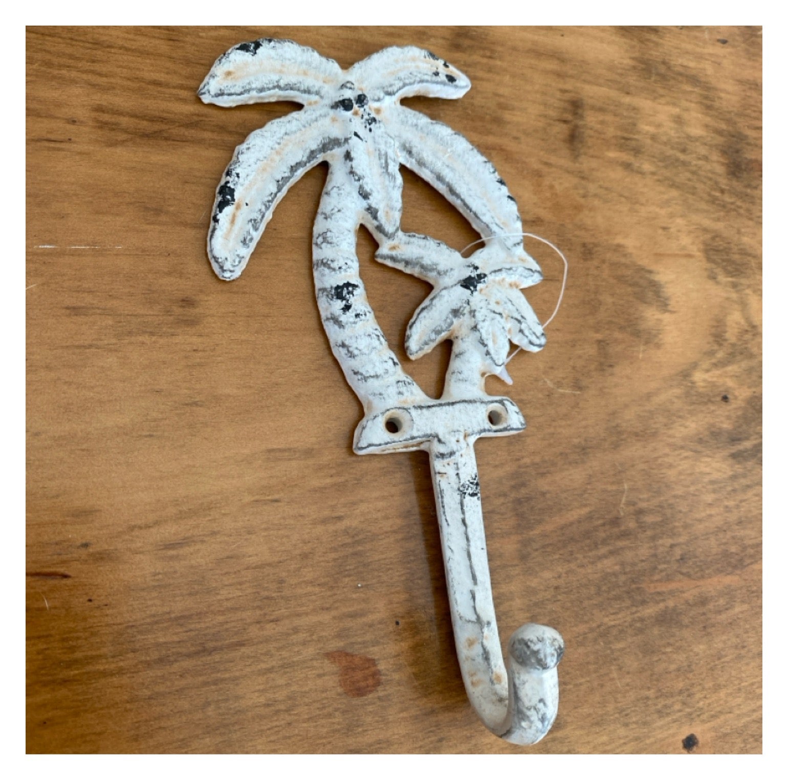 Hook Palm Tree Rustic White - The Renmy Store Homewares & Gifts 