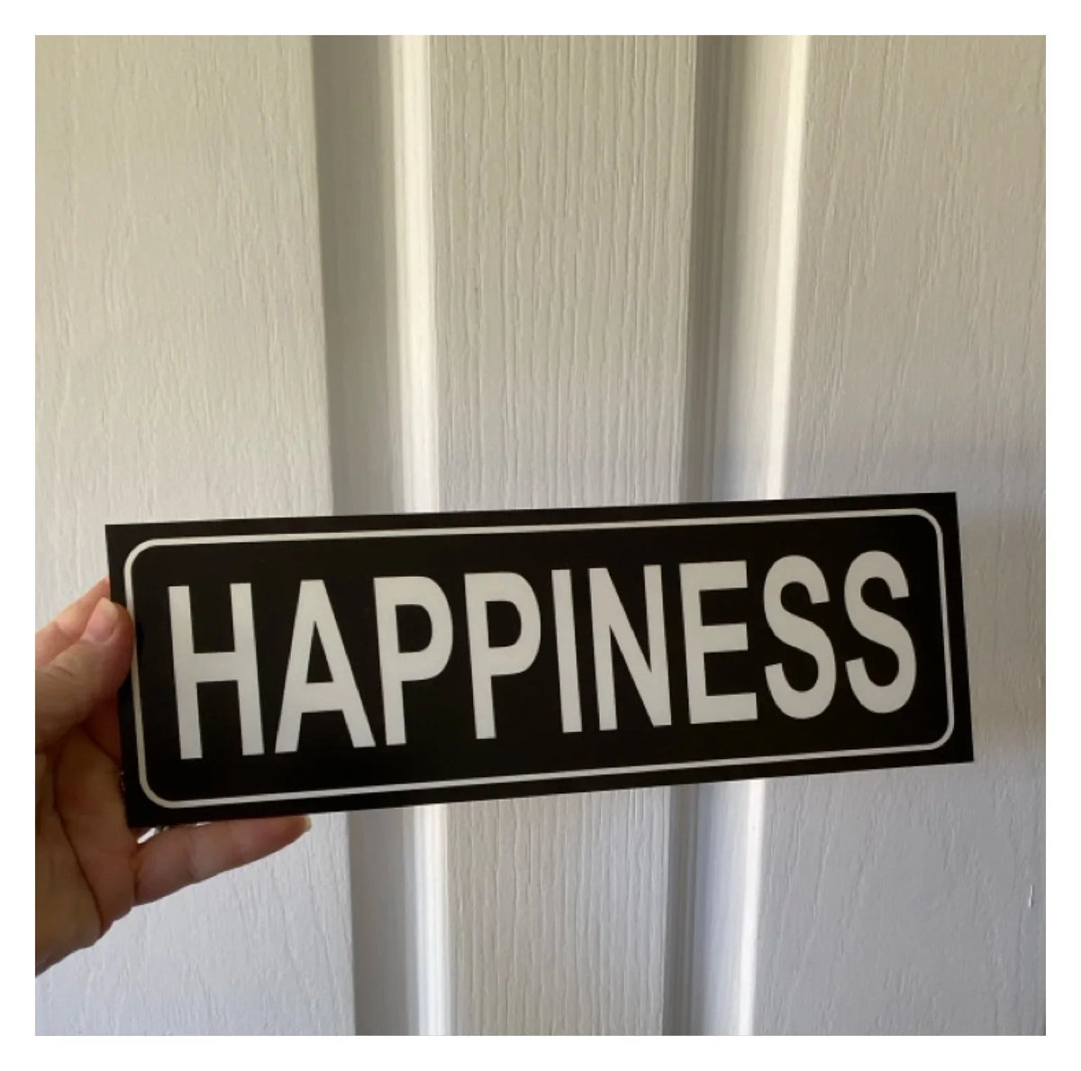 Custom Street Sign or Sticker | Personalised Black & White Property Sign | House Driveway Address | Aussie Made