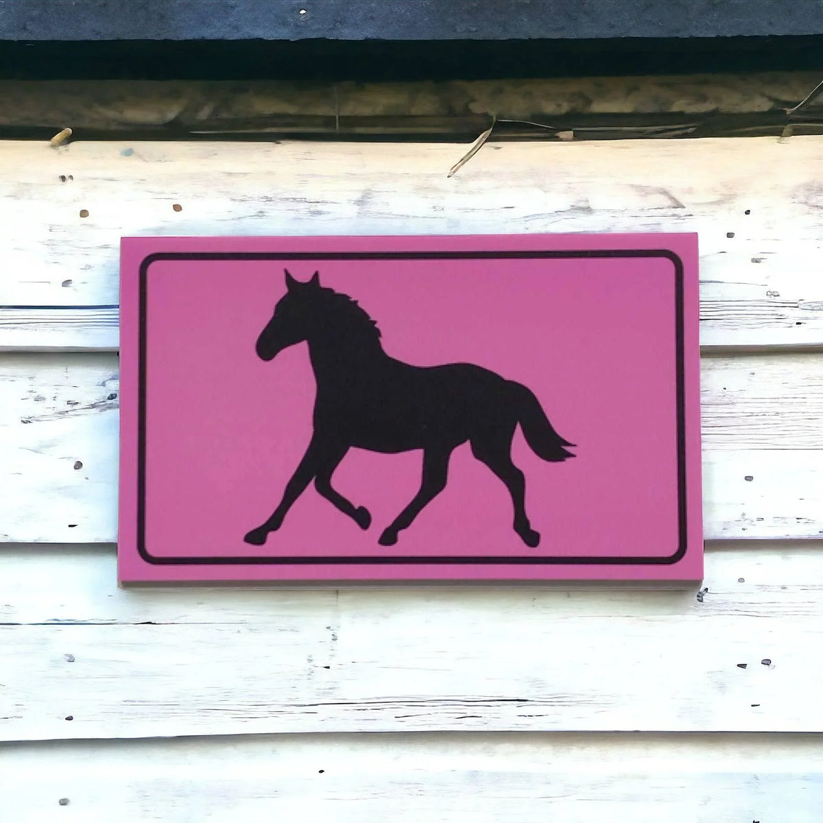 Horse Pink Sign - The Renmy Store Homewares & Gifts