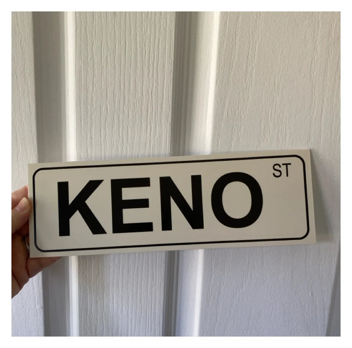 Custom Grey Street Sign or Sticker | Personalised Property Sign | House Driveway Address | Aussie Made