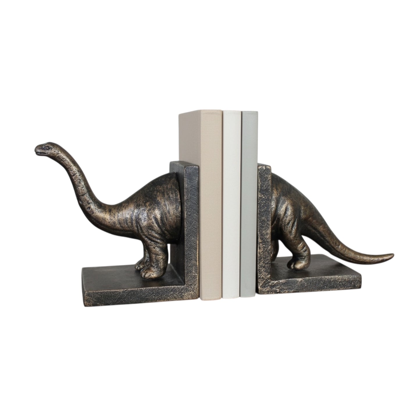 Bookends Dinosaur Brontosaurus Cast Iron