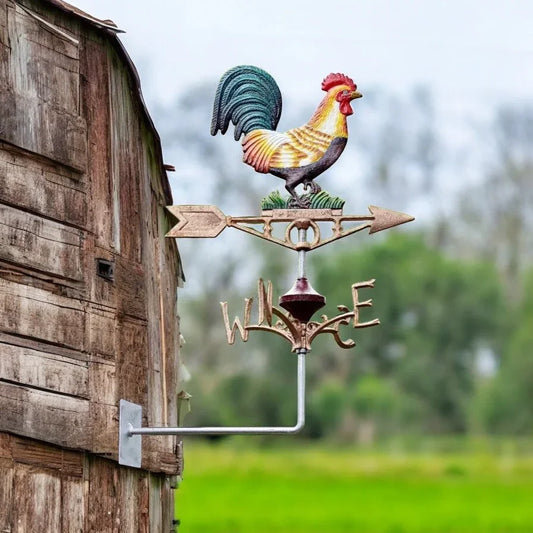 Wind Vane Rooster Weather Country Farmhouse Cast Iron