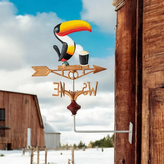 Wind Vane Guinness Bird Weather Rustic Bar Cast Iron