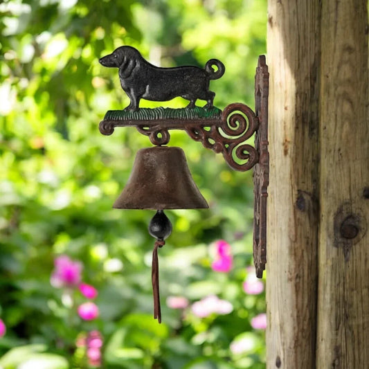 Doorbell Dachshund Dog Cast Iron