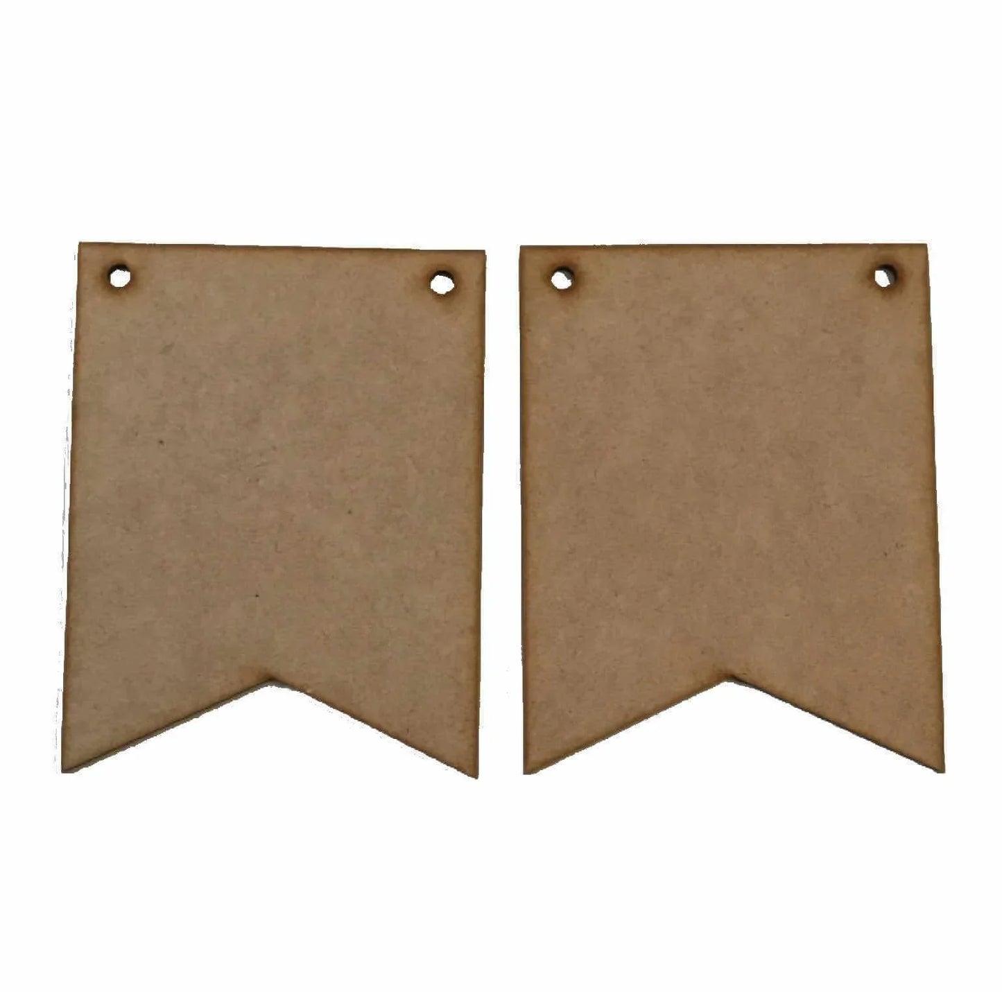 Bunting Flag MDF Shape DIY Raw Cut Out Art Craft Decor - The Renmy Store Homewares & Gifts