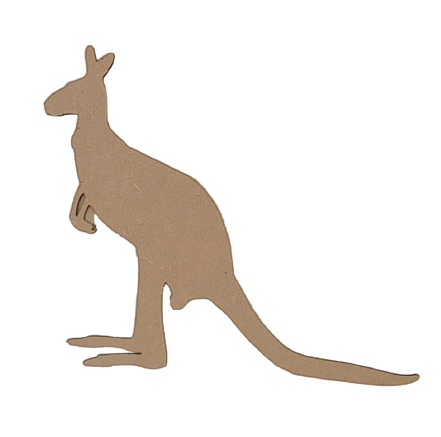 Kangaroo Animal Raw MDF Timber DIY Craft - The Renmy Store Homewares & Gifts