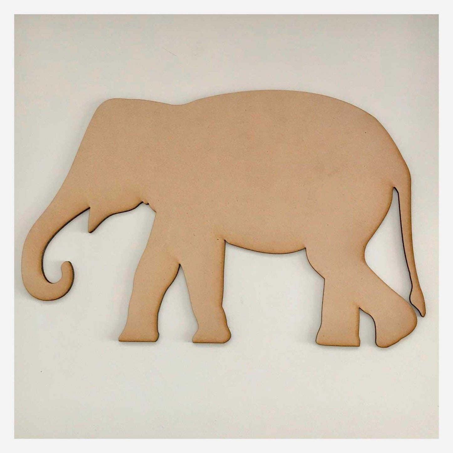 Elephant Design 2 DIY Raw MDF Timber - The Renmy Store Homewares & Gifts