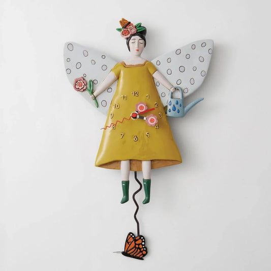 Clock Garden Guardian Angel Wall Pendulum - The Renmy Store Homewares & Gifts