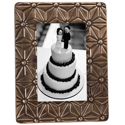 Photo Frame Retro Vintage Metal 387 - The Renmy Store Homewares & Gifts