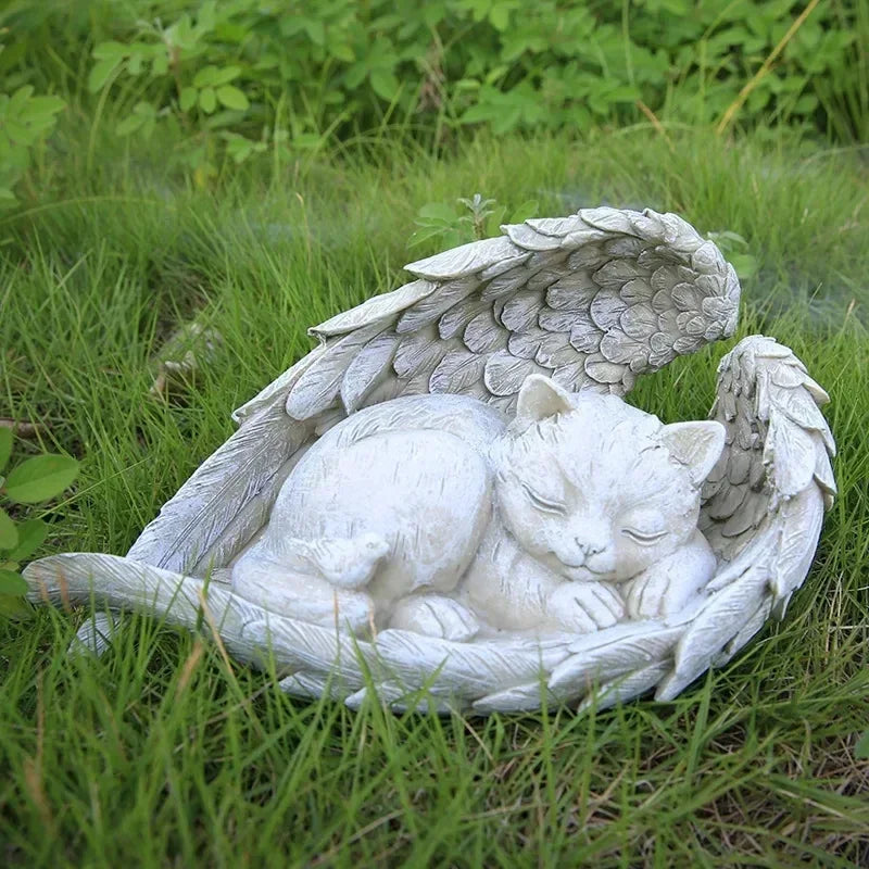 Memorial Angel Pet Dog Cat Grave Decoration - The Renmy Store Homewares & Gifts