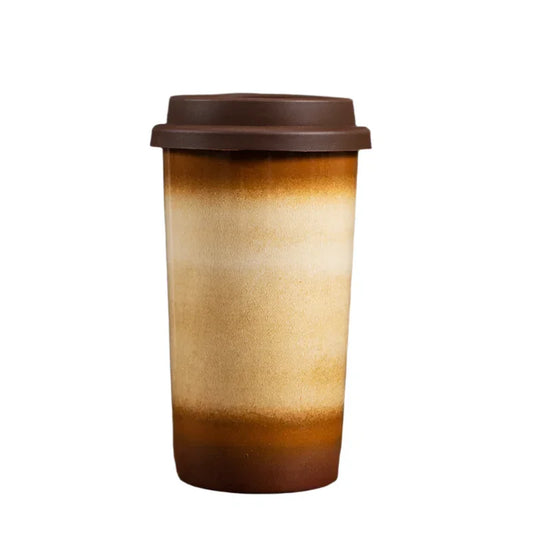 Cup Mug Travel Earth with Silicone Lid - The Renmy Store Homewares & Gifts