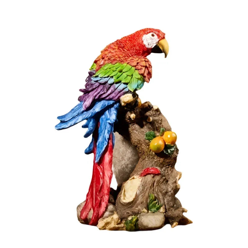Macaw Parrot Colourful Ornament - The Renmy Store Homewares & Gifts