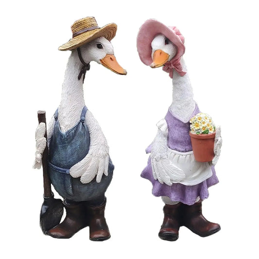 Duck Ornament Garden Country - The Renmy Store Homewares & Gifts