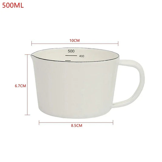 Jug Measuring Cup Enamel Kitchen Farmhouse